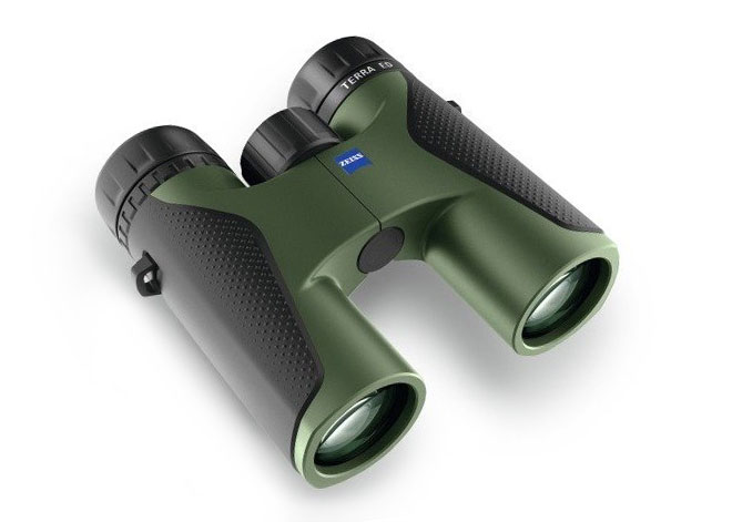 Бинокль Carl Zeiss TERRA ED 10x32, черно-зеленый