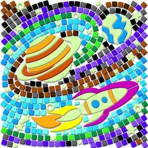 Набор 4M 00-04649 «Светящийся витраж. Далекий космос», изображение 3