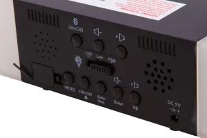 Радио с будильником и термометром Bresser MyTime Sunrise Bluetooth, черное, изображение 7