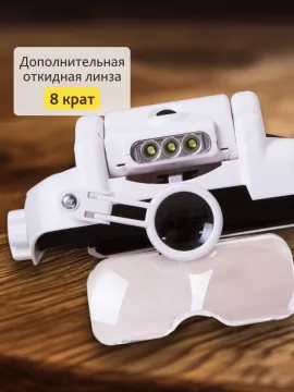 Лупа налобная Levenhuk Zeno Vizor H7, изображение 17