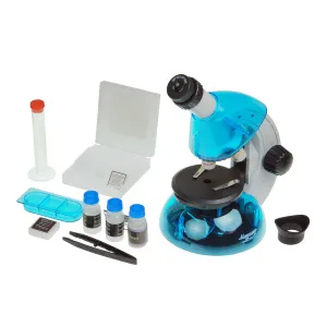 Микроскоп Микромед «Атом» 40–640x, лазурь, изображение 6