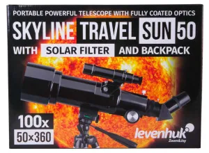 Телескоп Levenhuk Skyline Travel Sun 50, изображение 16