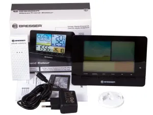 Метеостанция Bresser MeteoTrend Colour с радиоуправлением, черная, изображение 2