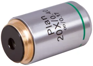 Объектив планахроматический Levenhuk MED 20x/0,40, изображение 4