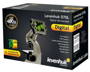 Микроскоп цифровой Levenhuk D70L, монокулярный, изображение 3