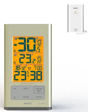 Термометр цифровой RST 02717 (IQ717) с беспроводным датчиком, изображение 3