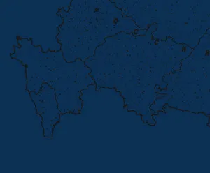 Карта Российской Федерации, светящаяся в темноте, настенная, сувенирное издание, изображение 3