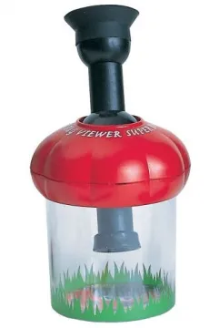 Банка для насекомых Navir «Обзор 360» с микроскопом 10x и пинцетом, матовая, изображение 2